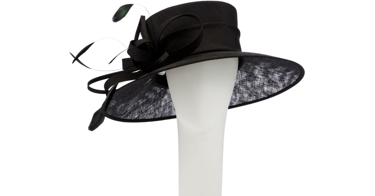 black occasion hat