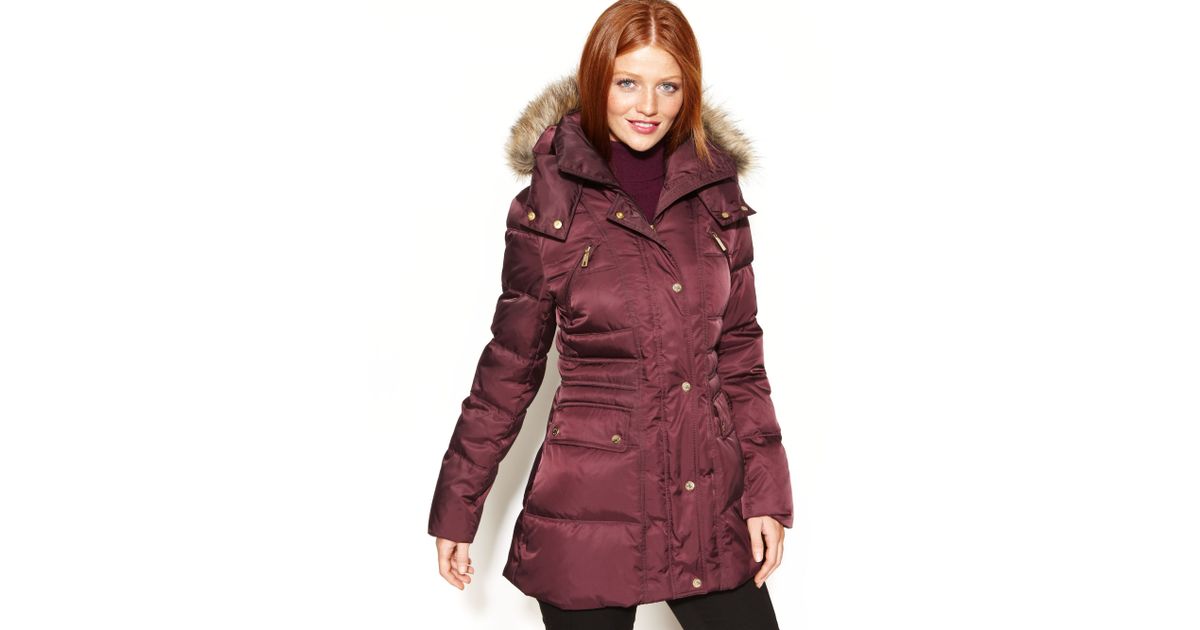 kenneth cole reaction women's puffer coat