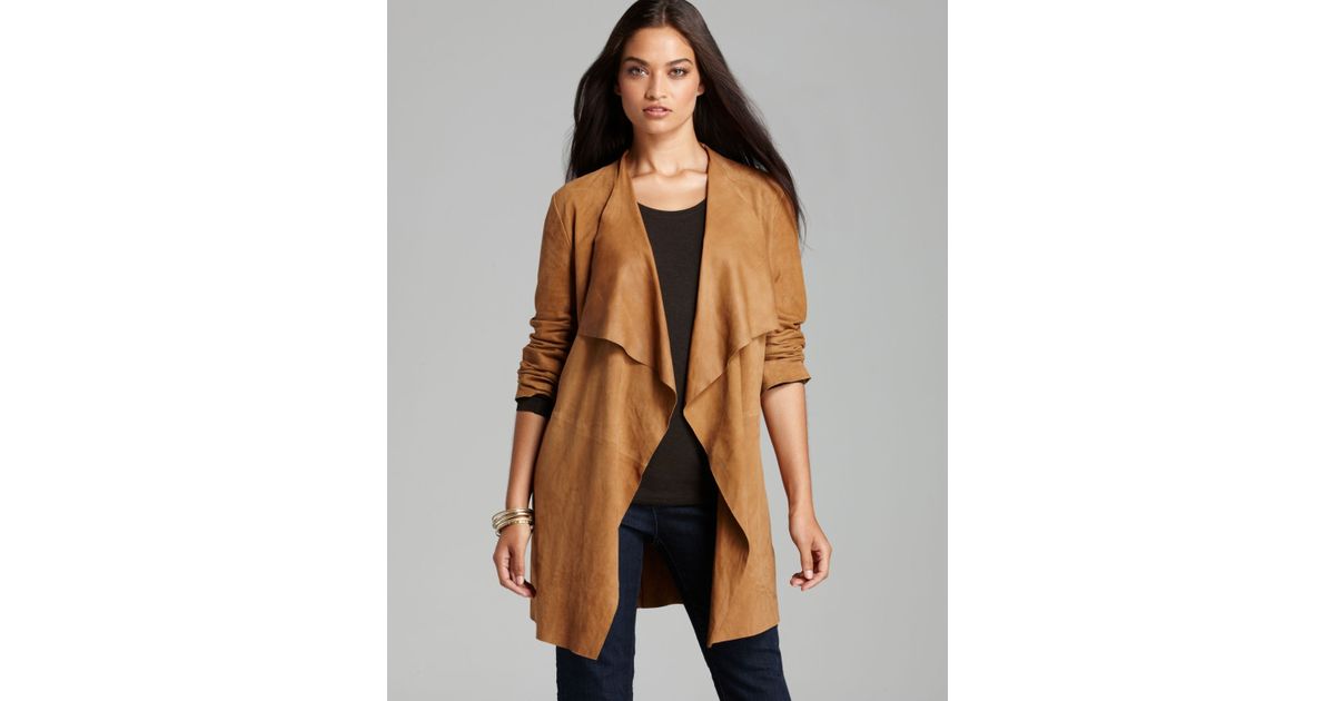 eileen fisher suede jacket