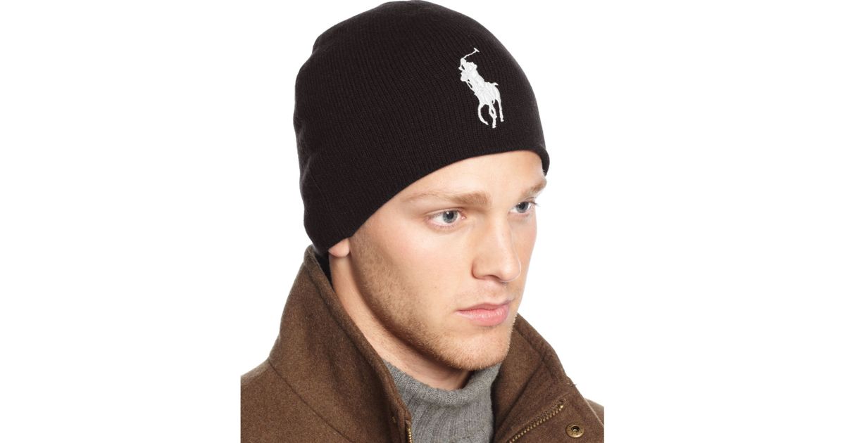 ralph lauren wool pony hat