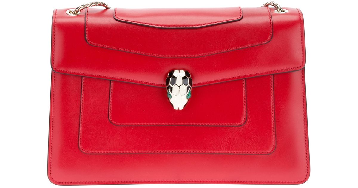 bulgari serpenti bag red
