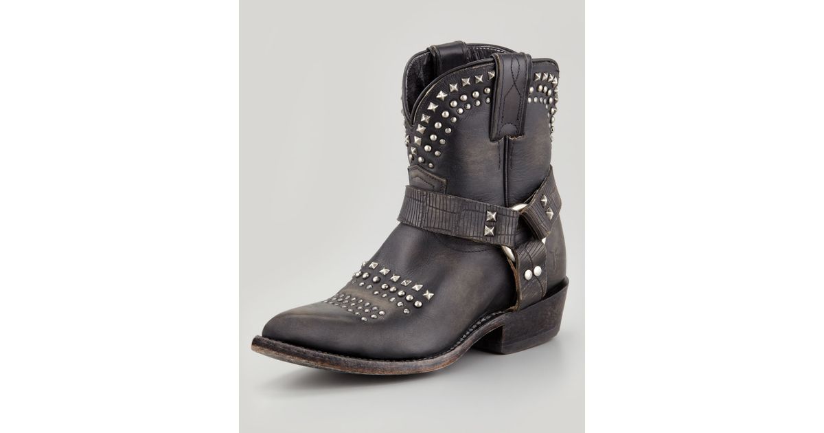 frye billy studded short boots