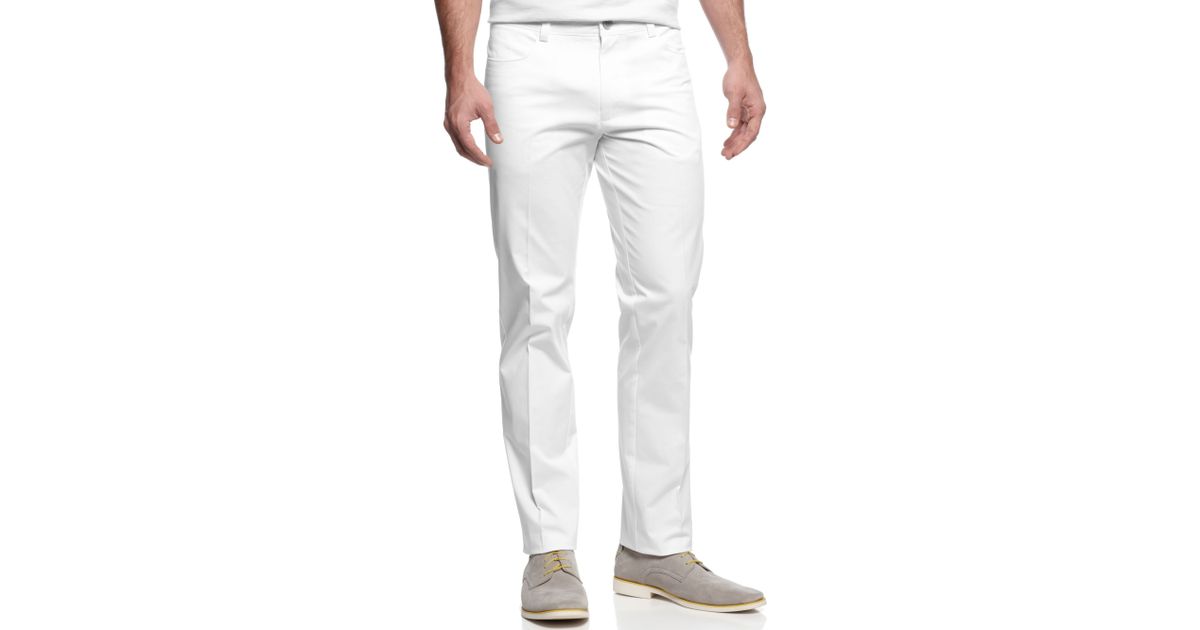 calvin klein sateen pants