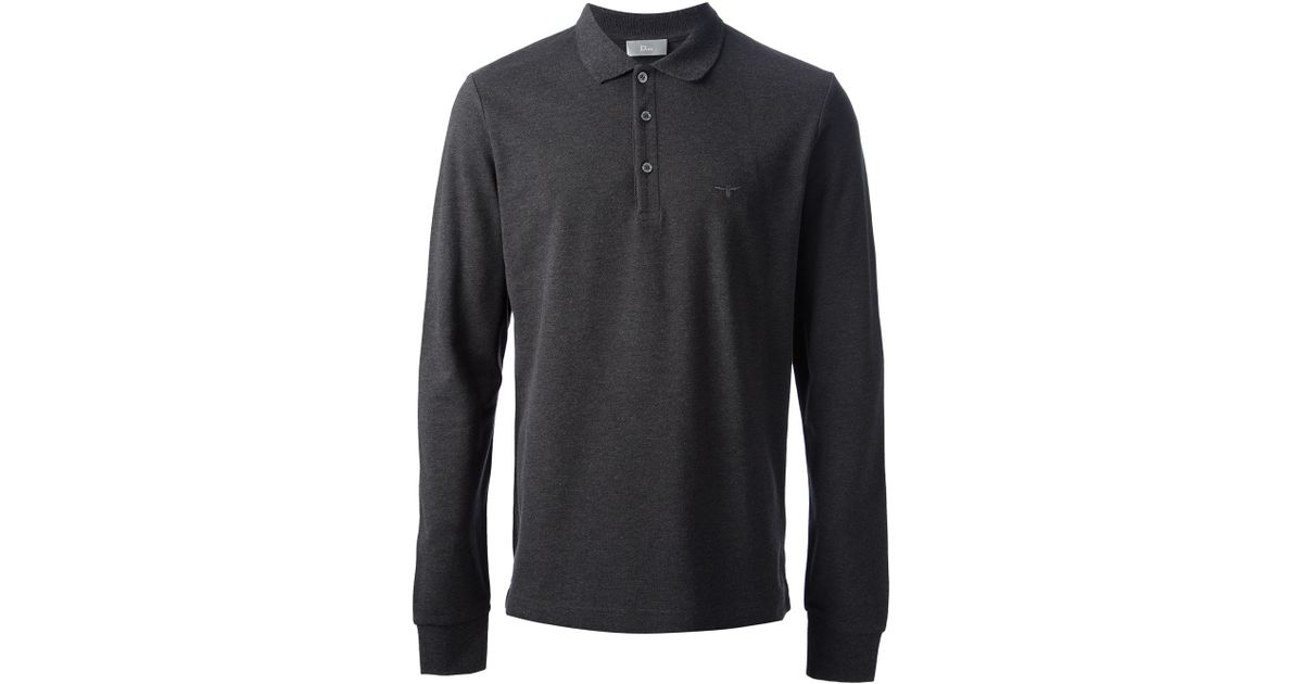 dior long sleeve polo