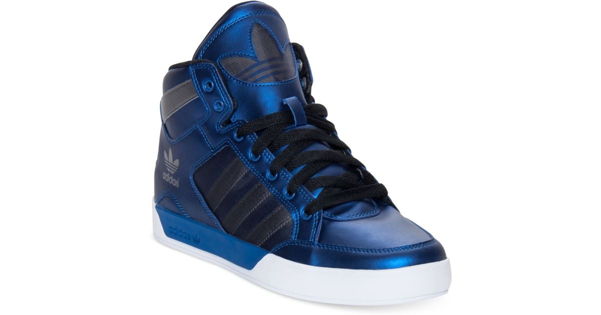 adidas Originals Hardcourt Hi Casual Sneakers in Blue for Men | Lyst
