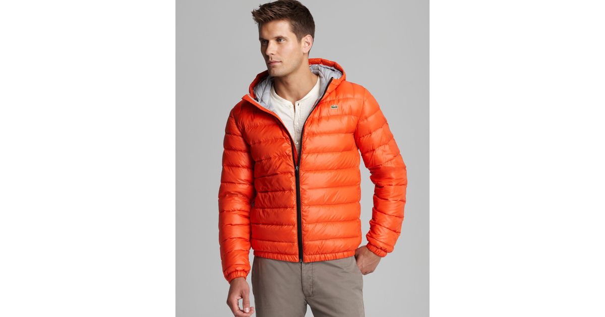 lacoste orange jacket