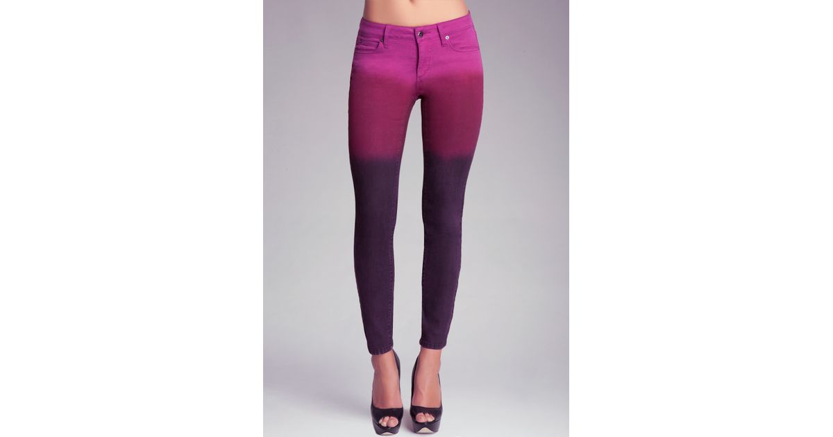 Bebe Midnight Ombre Skinny Jeans in 