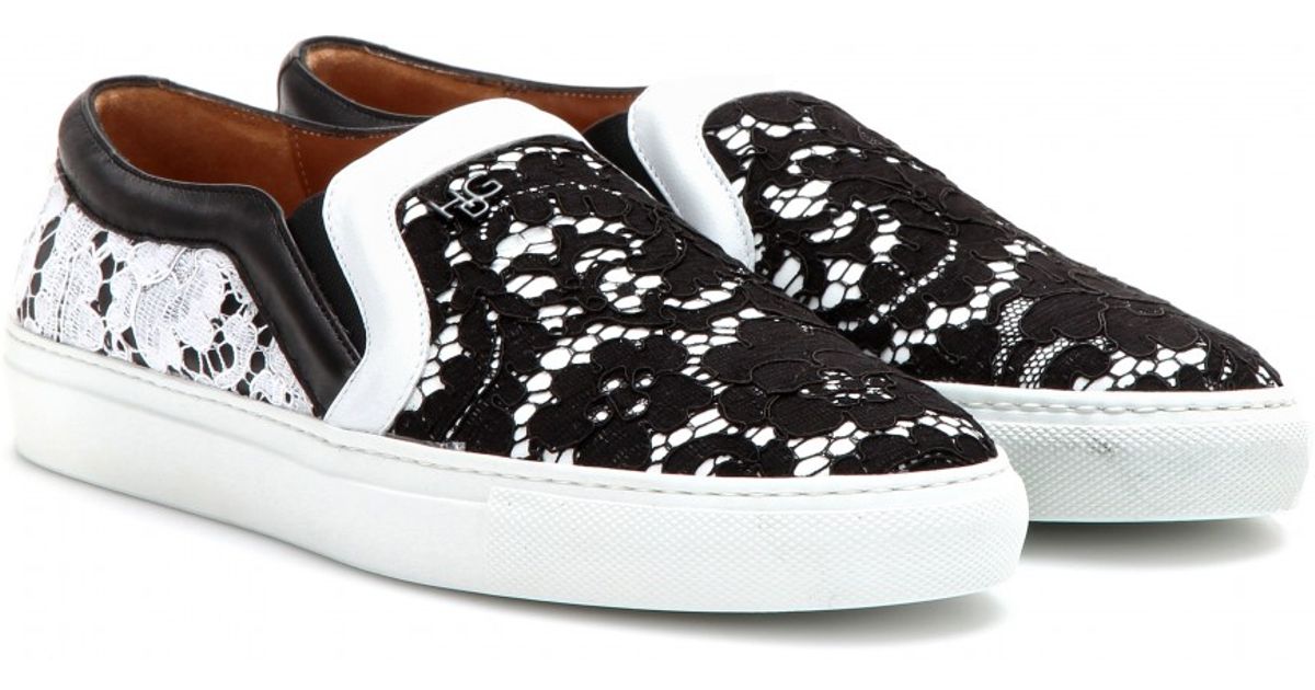 Givenchy lace slip on sneakers Clearance
