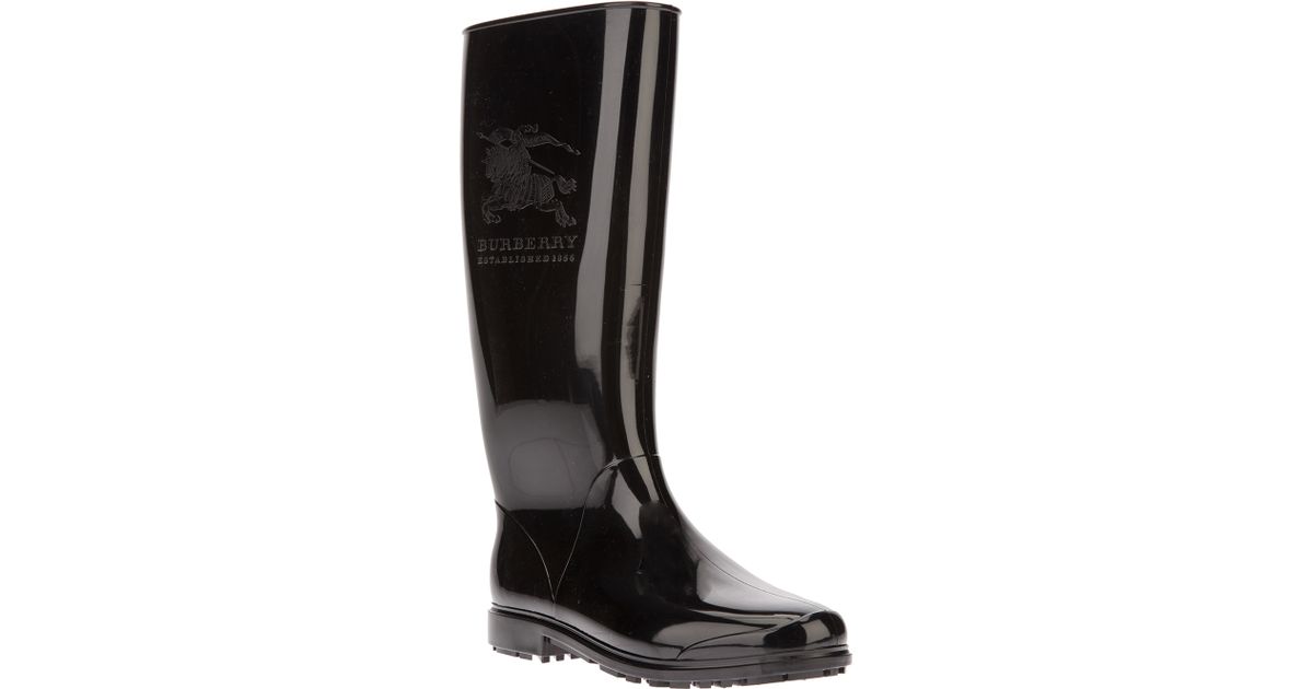Burberry Wellington Boot in Black Lyst