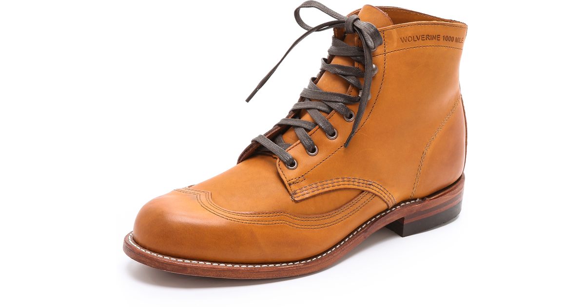 wolverine wingtip boots
