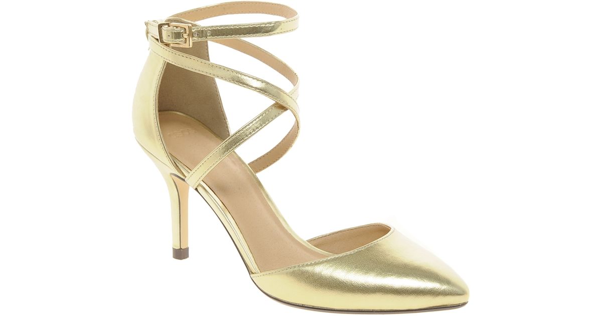 ASOS Saturday Heels in Gold (Metallic) Lyst