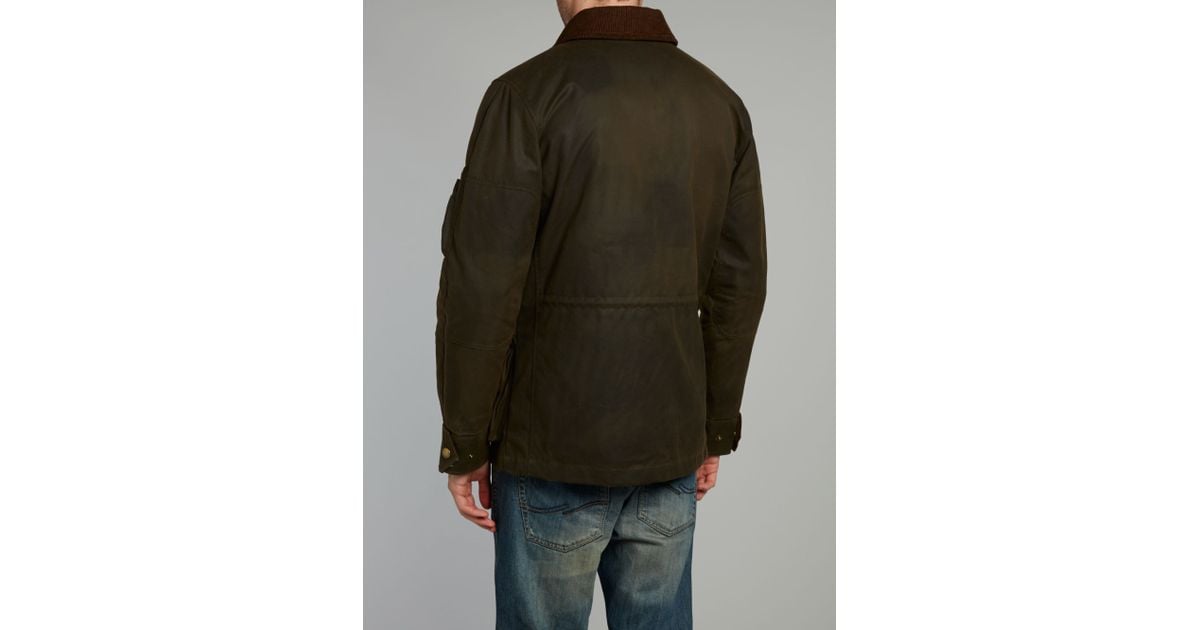 Joules Lansdale Waxed Jacket in Green for Men Lyst