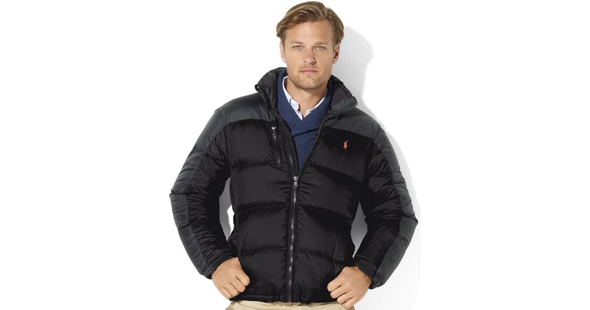 Ralph Lauren Snow Polo Core Trek Down Jacket in Black for ...