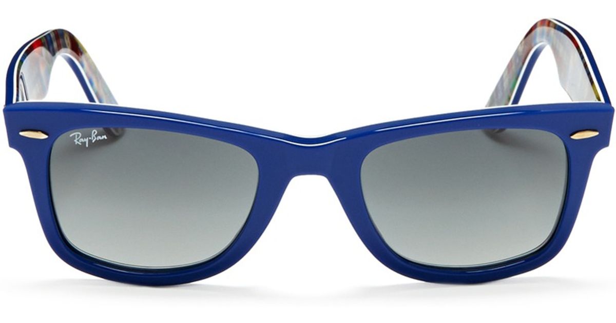raybans blue