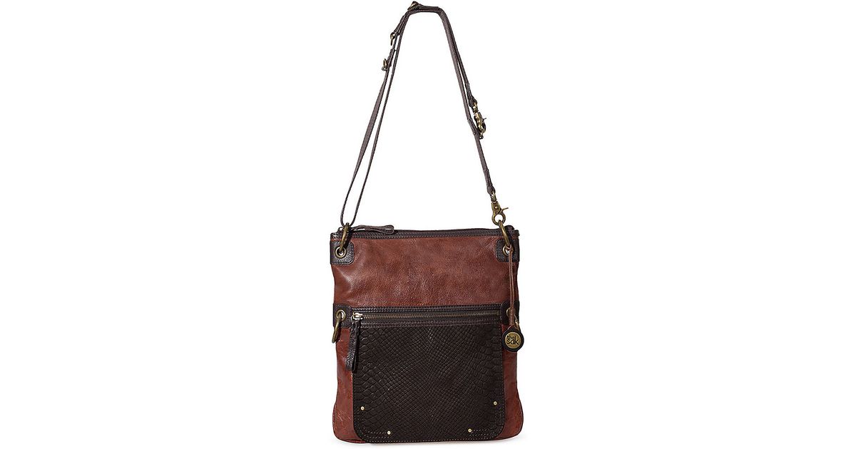 The Sak Pax Leather Crossbody Bag IUCN Water