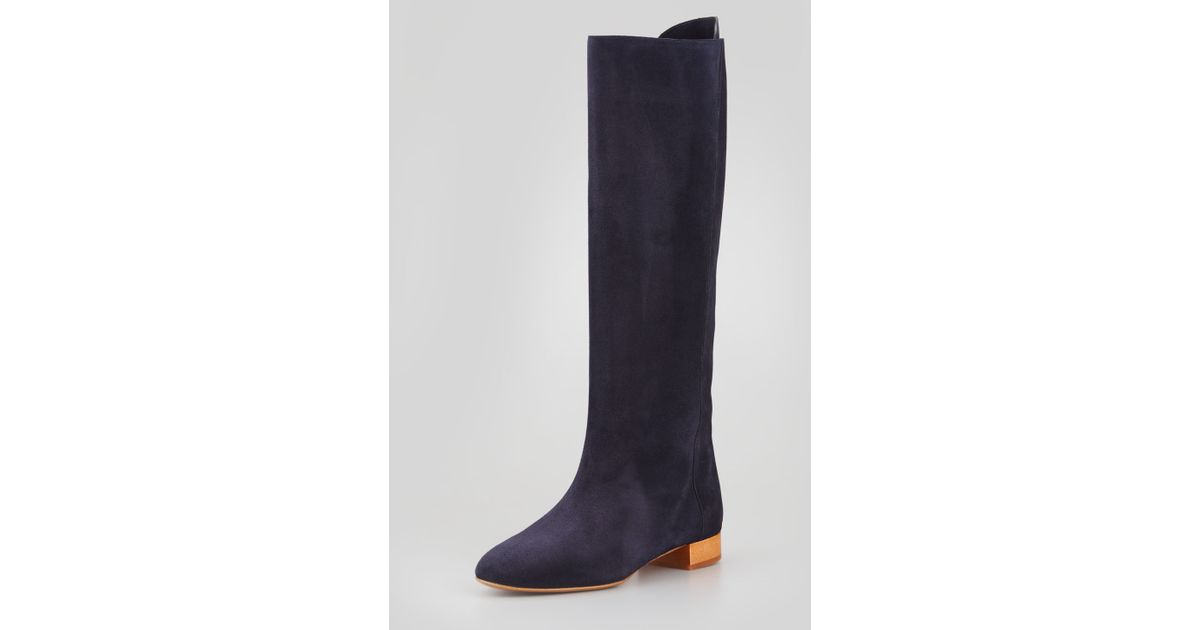 womens flat tall boots