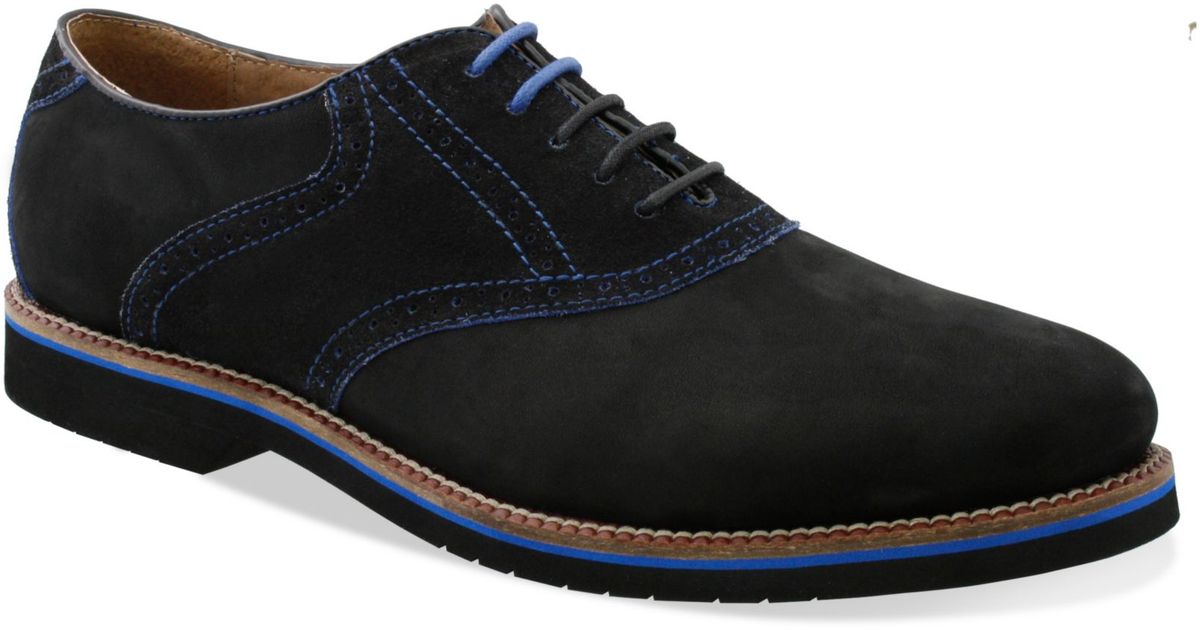 G.H. Bass & Co. Burlington Plaintoe Saddle Shoes in Black G.H. Bass & Co. Burlington Plaintoe Saddle Shoes in Black