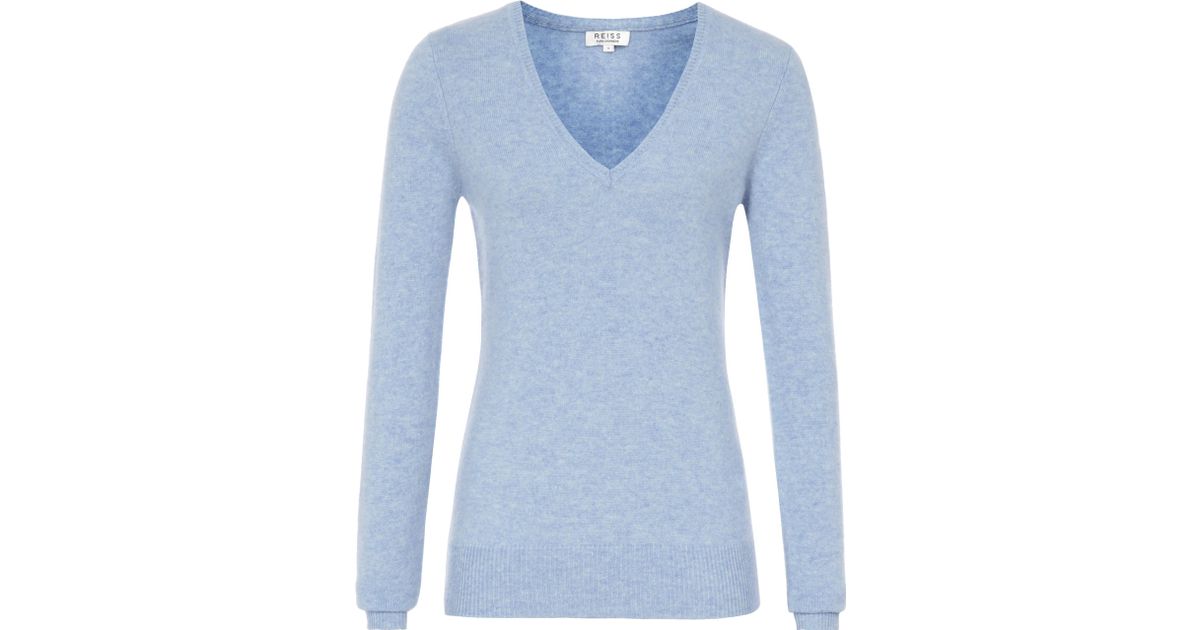 pale blue cashmere jumper