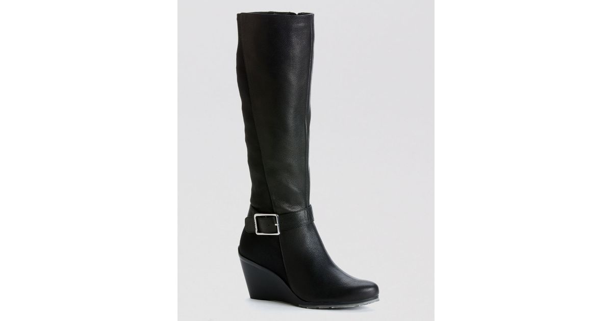 calvin klein wedge boots