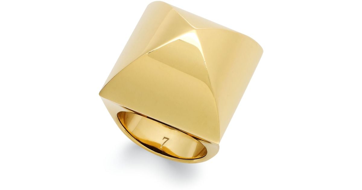 michael kors pyramid baguette ring