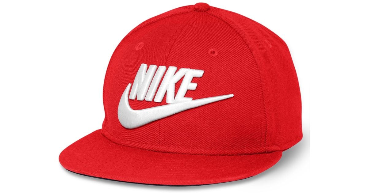 Nike Futura True Snapback Cap in Red for Men | Lyst