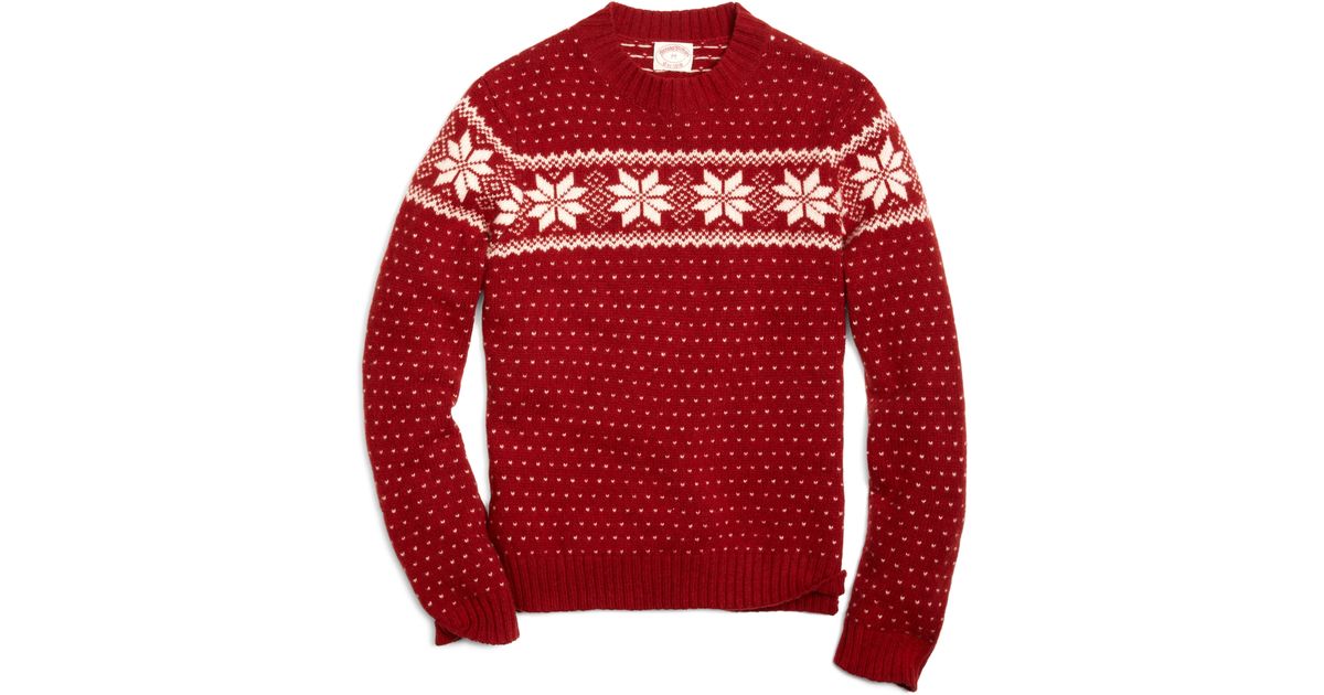 christmas sweater brooks