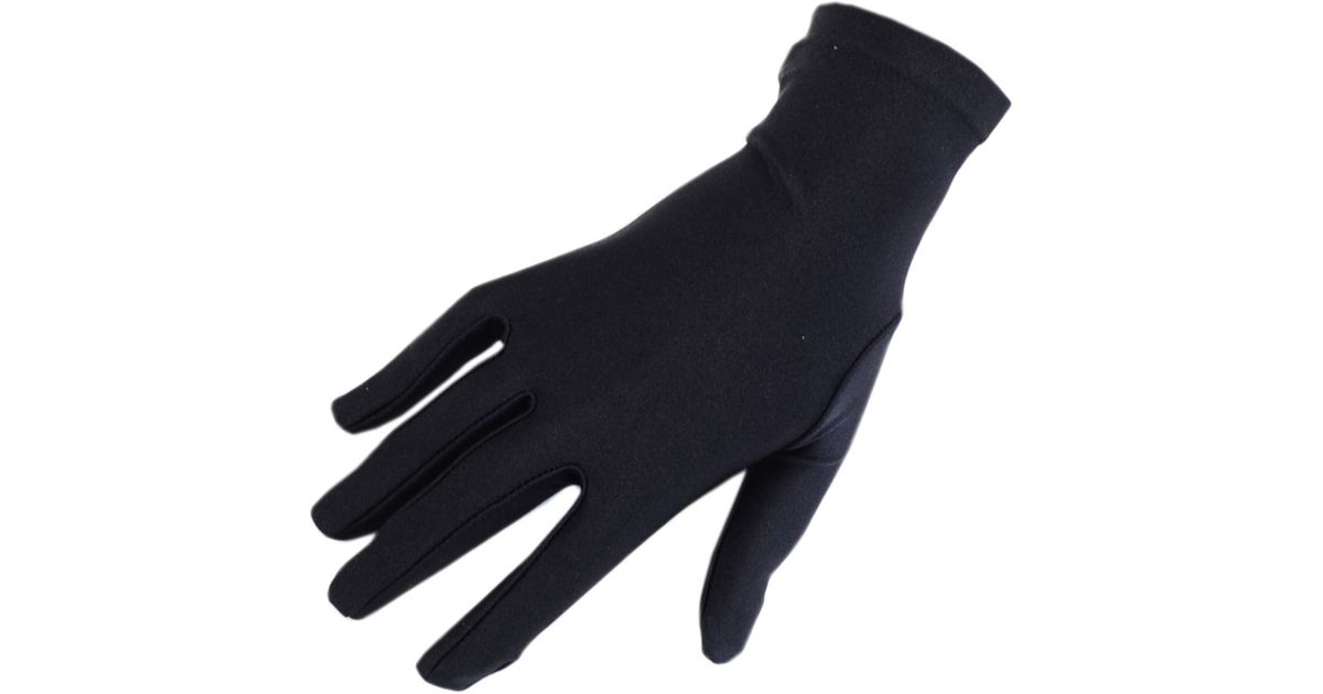black gloves satin