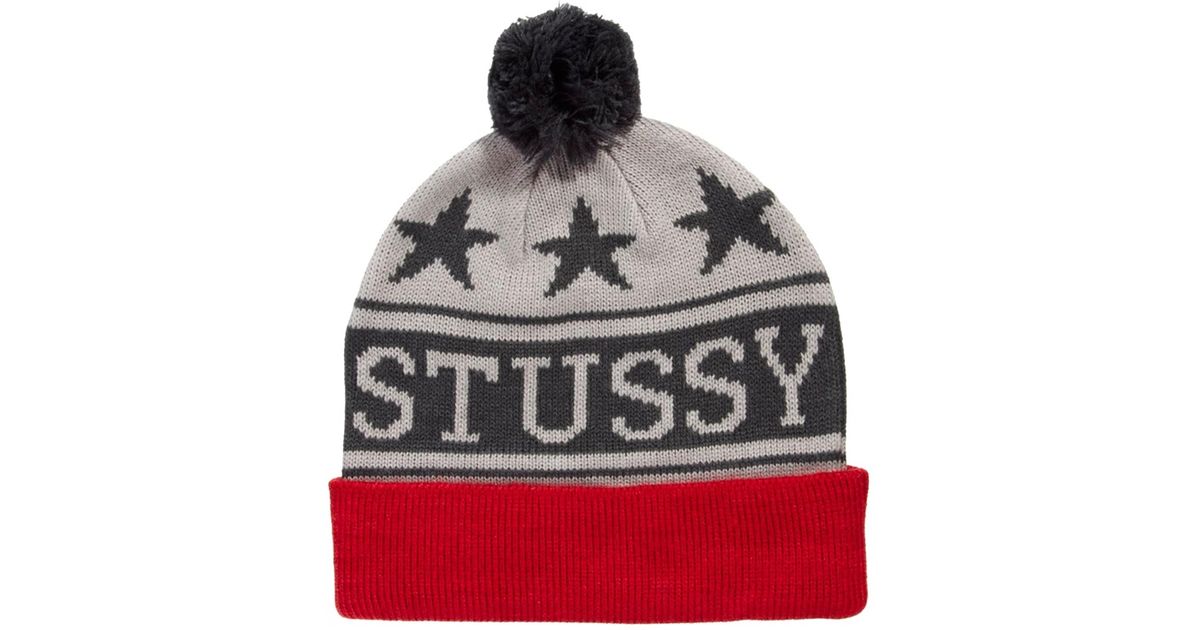 stussy bobble hat