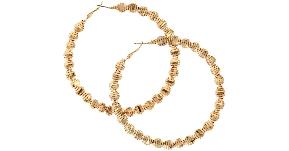 H&M Creole Earrings in Gold (Metallic) - Lyst