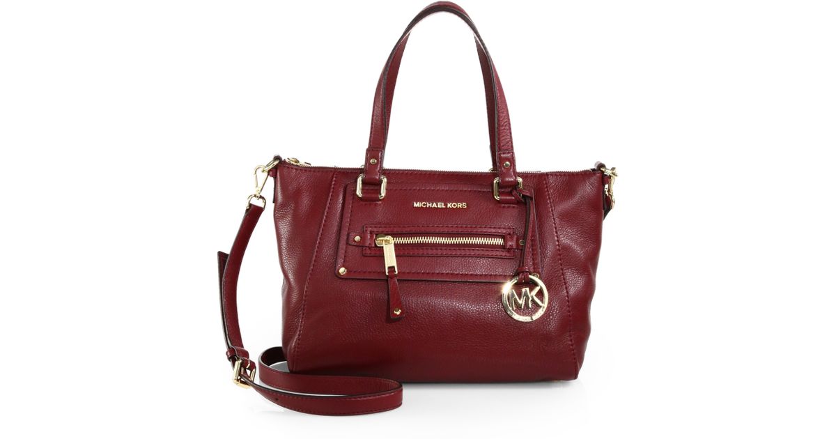 michael kors gilmore leather tote