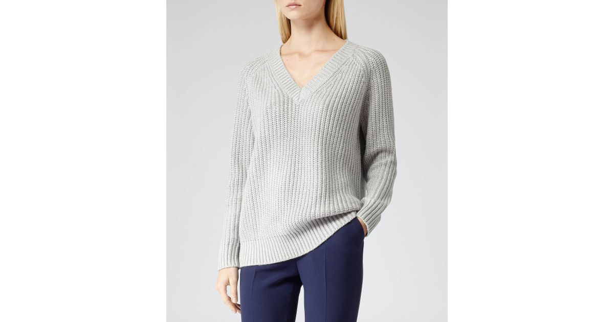 sparkly v neck jumper