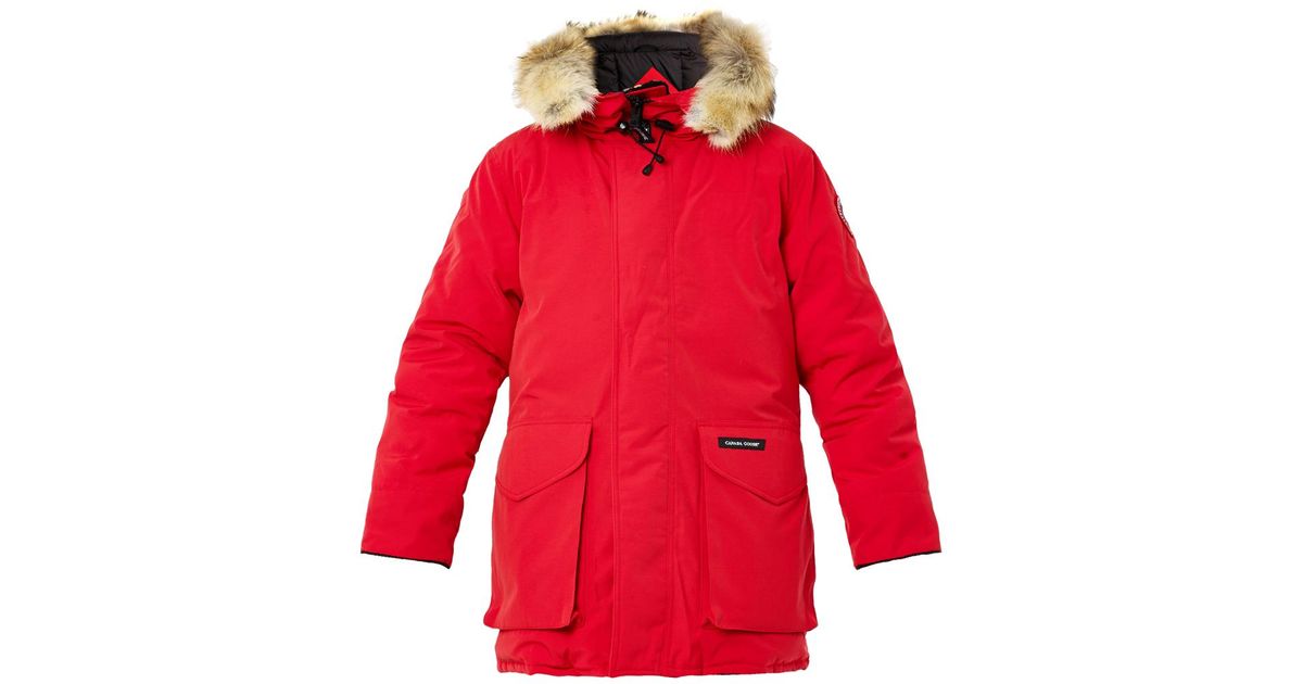 Canada Goose Ontario Parka in Red for Men - Lyst