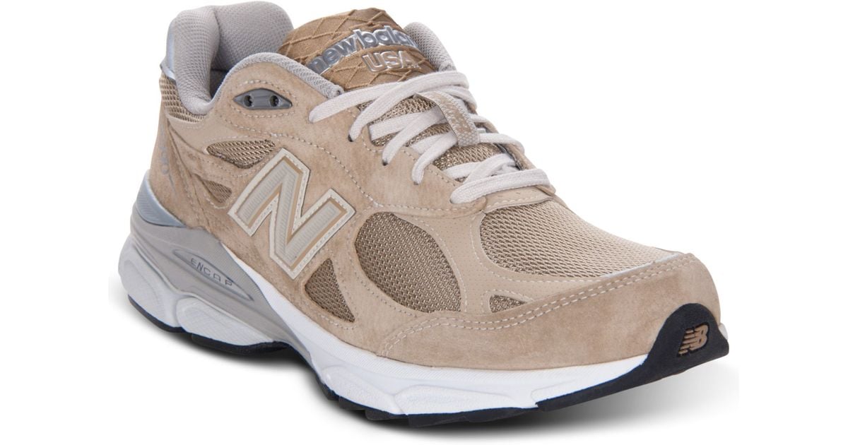 New Balance 990 Running Sneakers in Natural for Men | Lyst