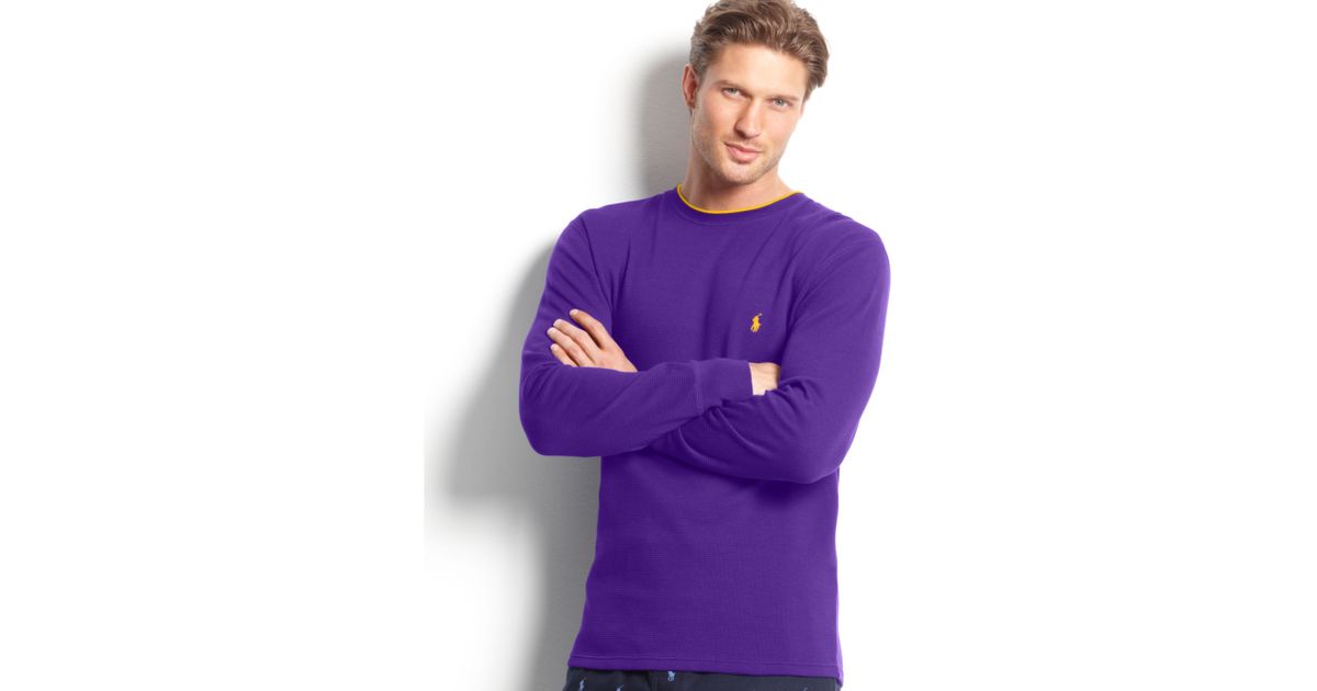 polo ralph lauren men's thermal tops