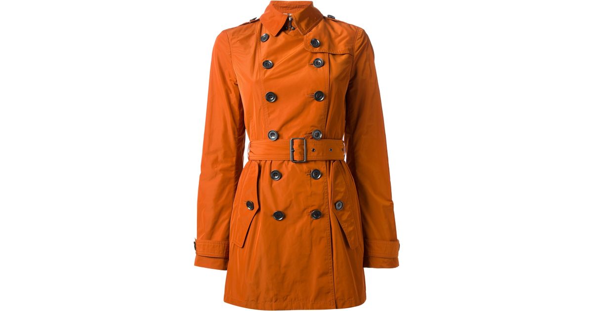 burberry trench coat orange