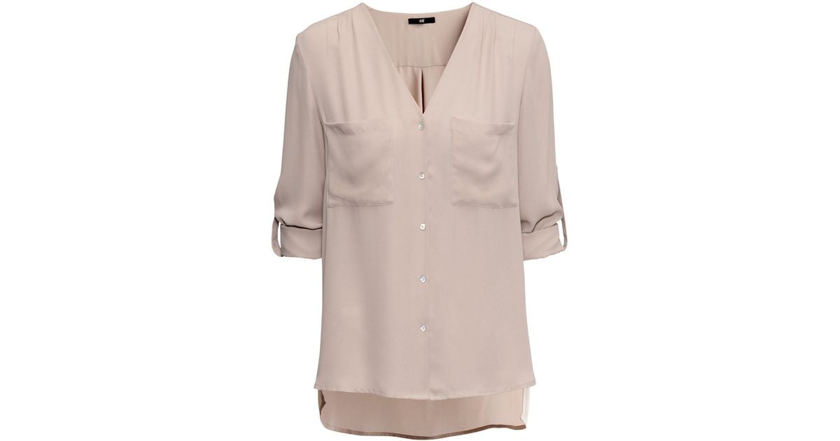 chiffon blouse h&m