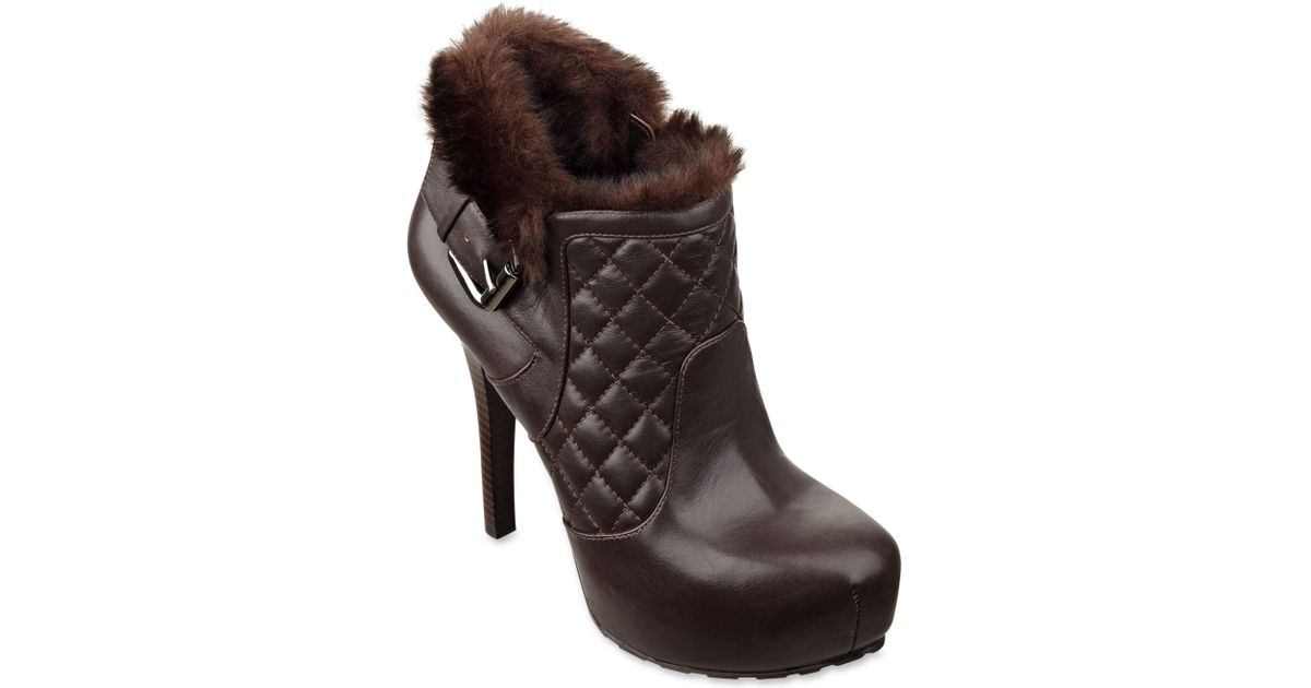 guess starly platform booties