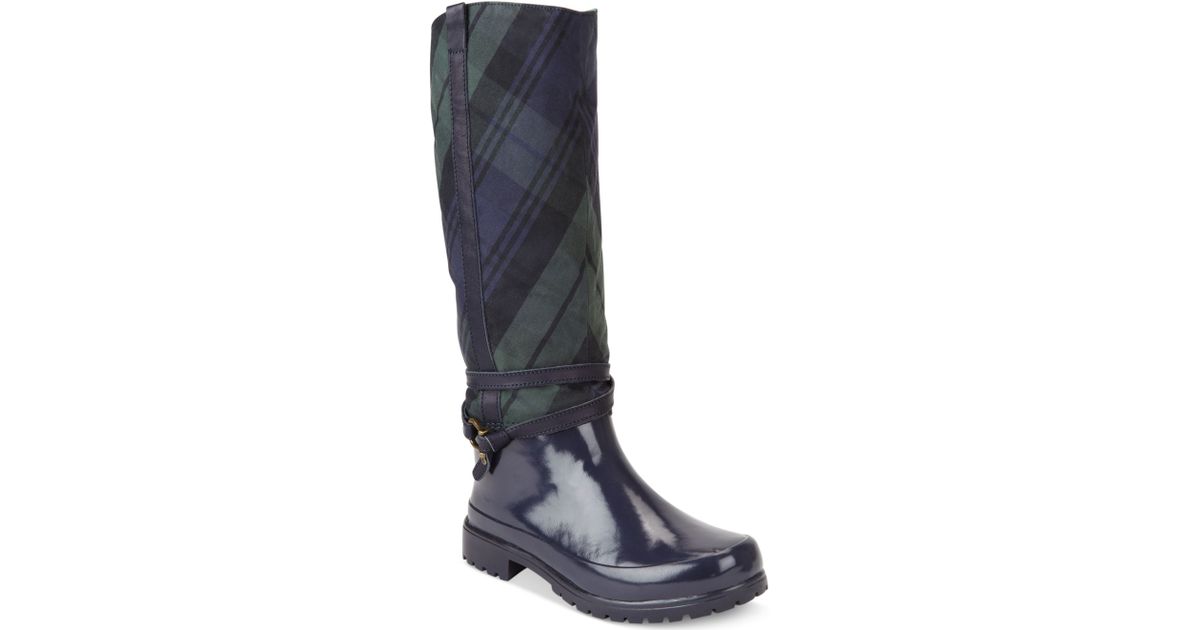 sperry tall rain boots