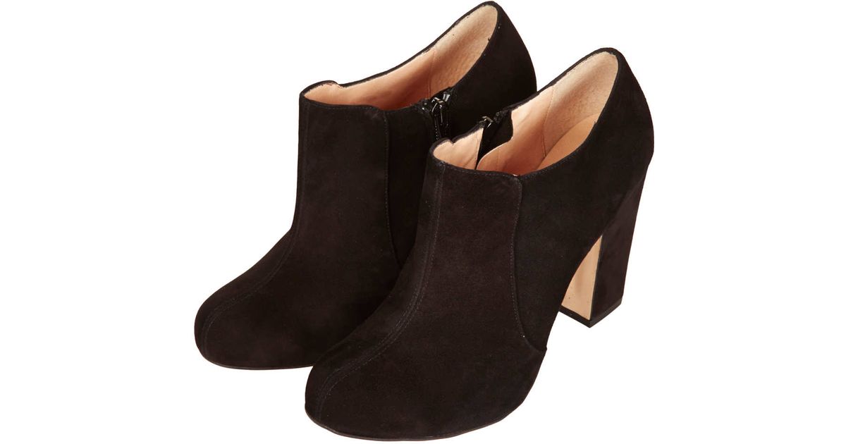 block heel shoe boots