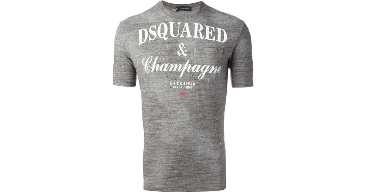 tee shirt dsquared champagne