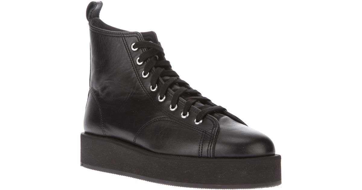 comme des garcons platform sneakers