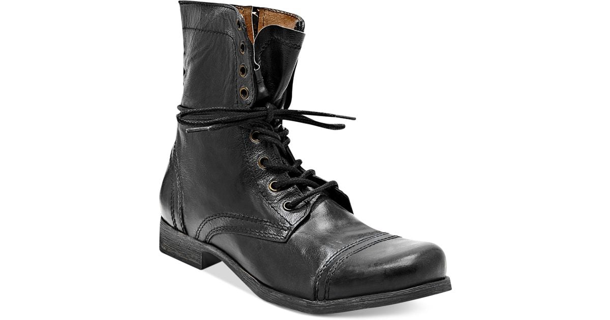 steve madden cap toe boot