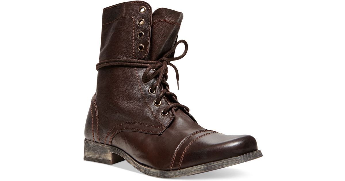 steve madden cap toe boot