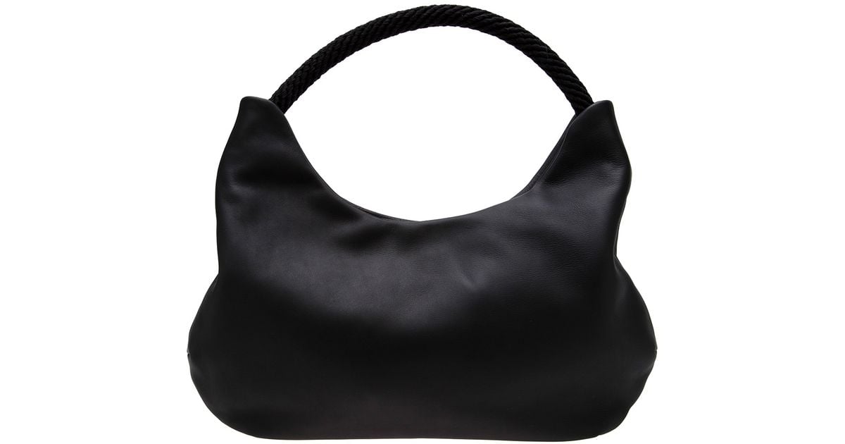 Leather Fausto Black Bag Santini Nappa SUMGzqVp