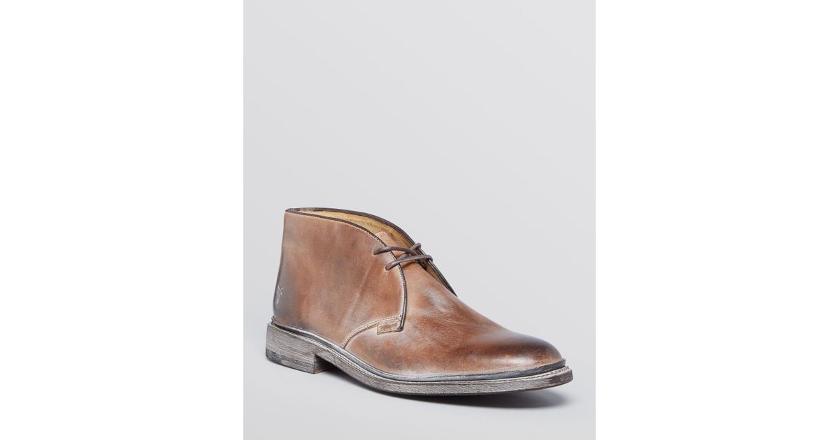 Frye James Leather Chukka Boots in Tan (Brown) for Men | Lyst