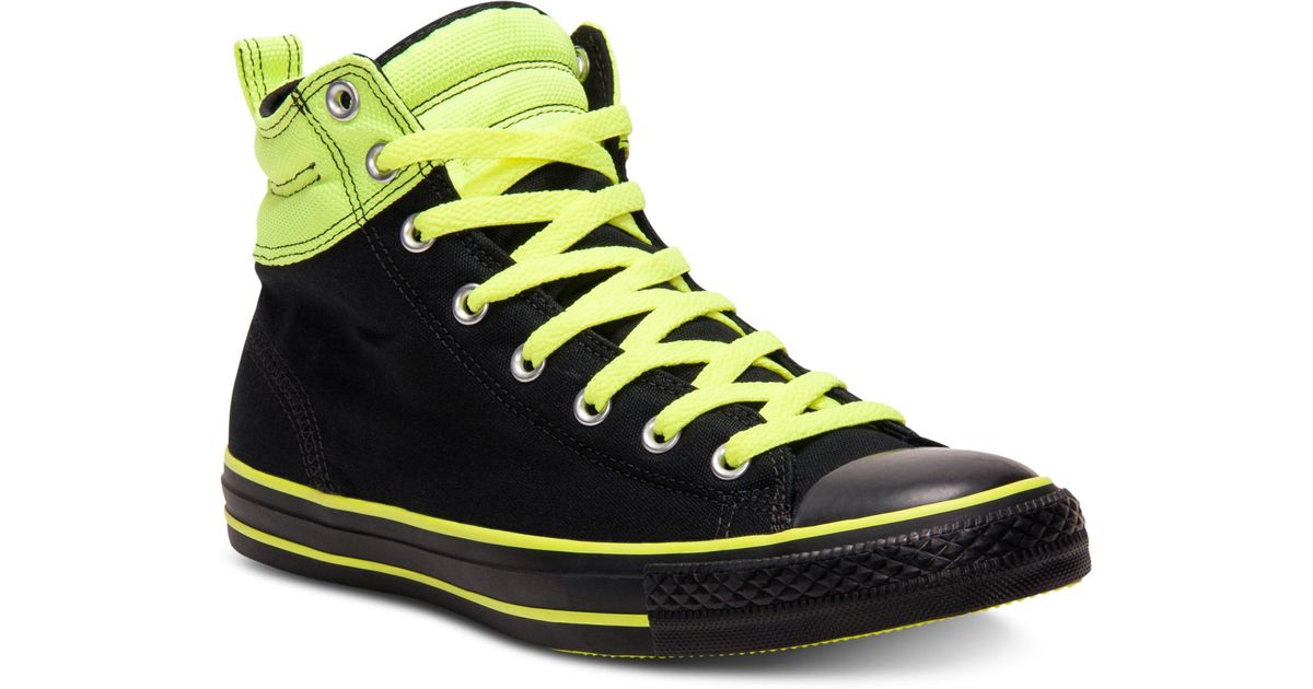 converse electric yellow