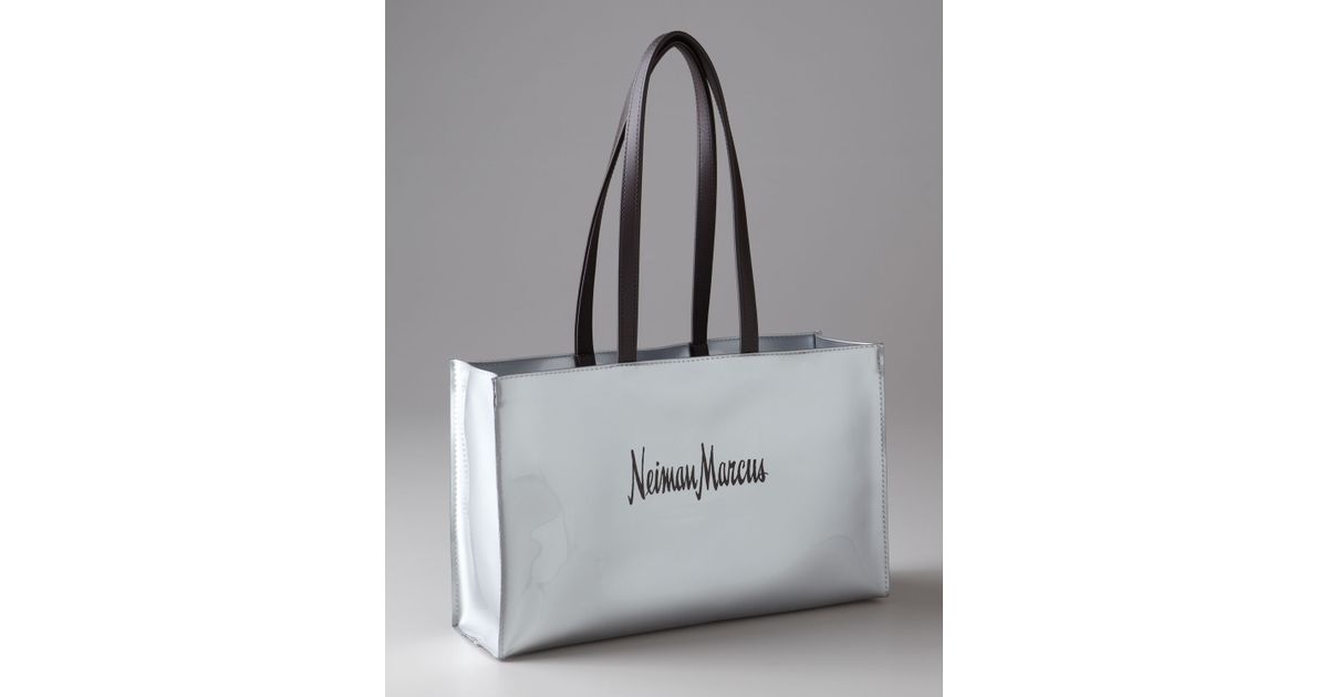 Neiman Marcus Metallic Medium Nm Ping Tote