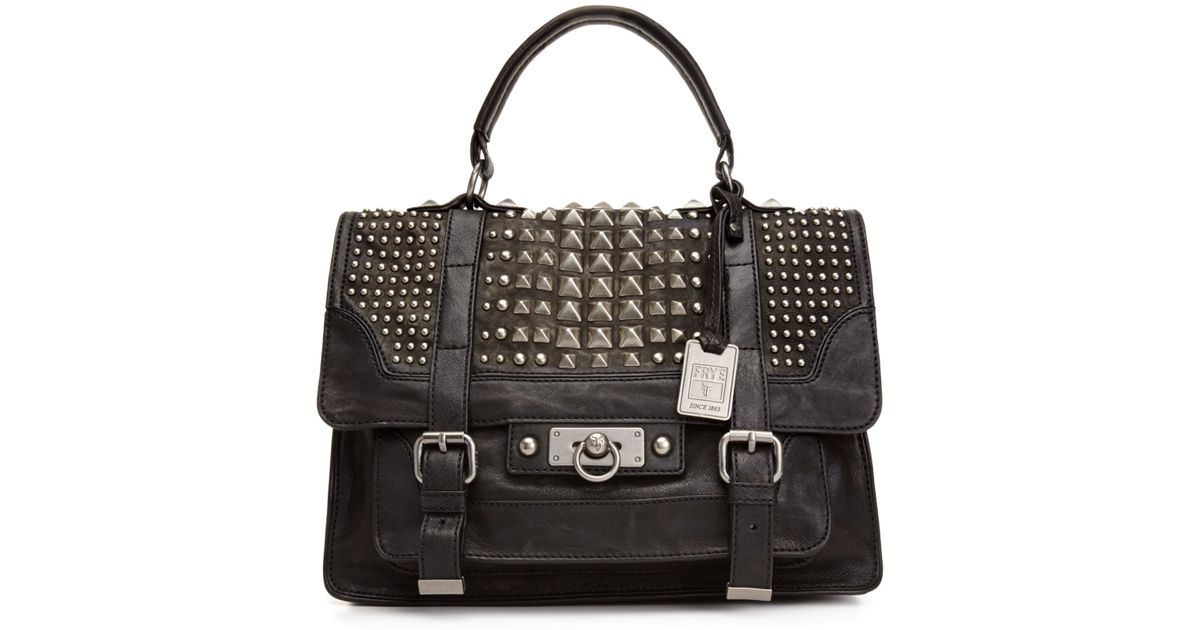 studded satchel
