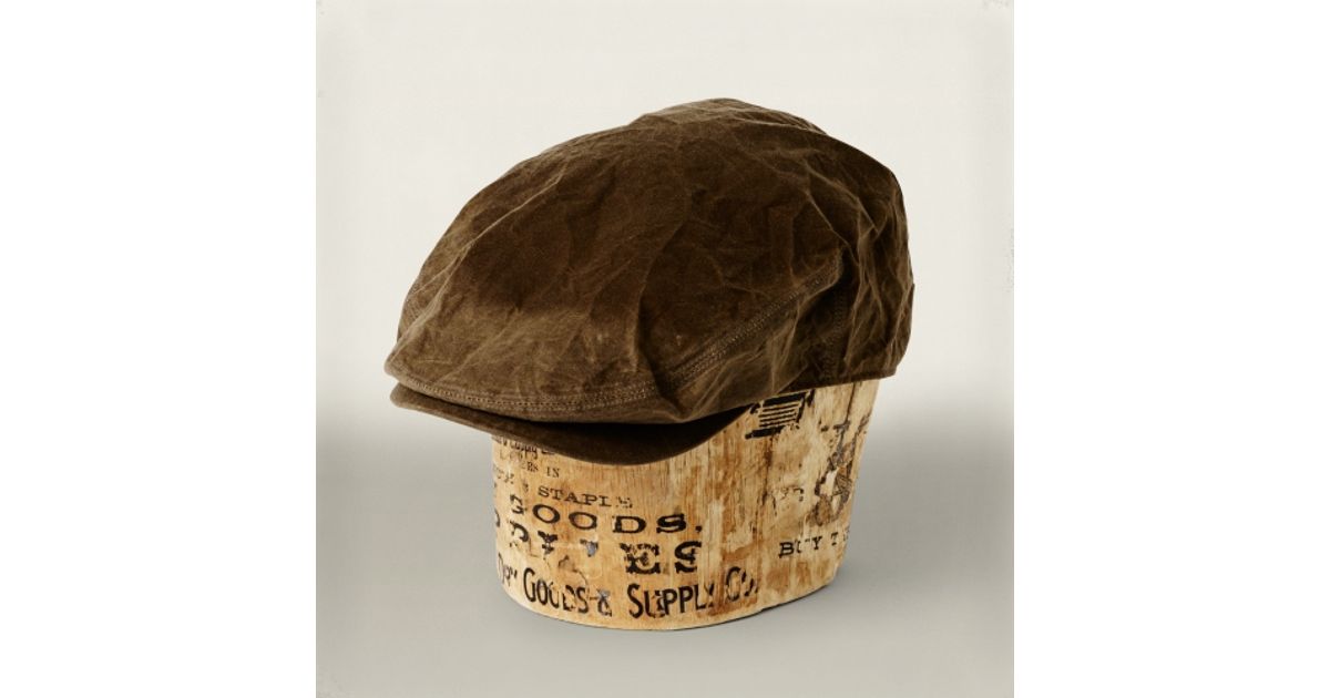 oilcloth driving cap