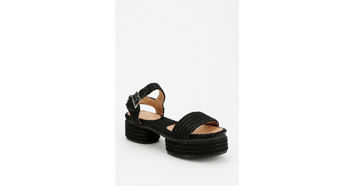 jeffrey campbell raffia sandal